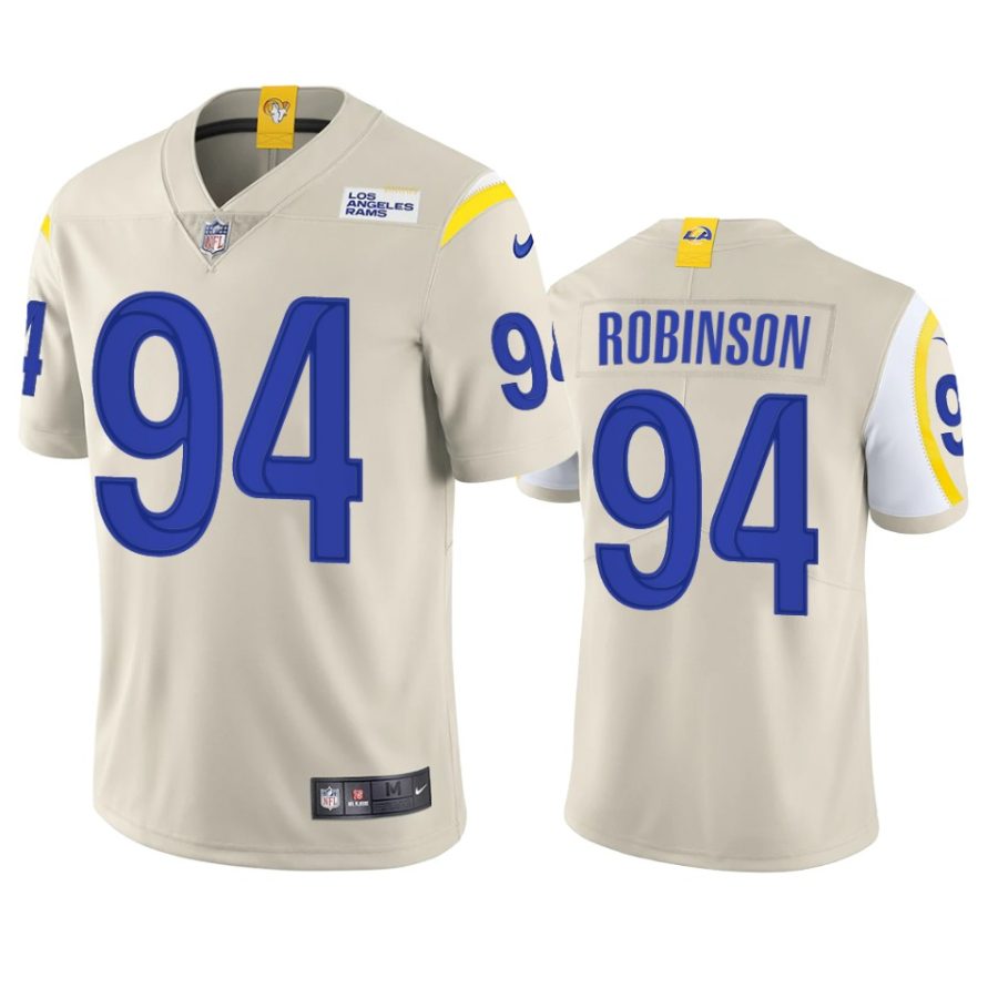 ashawn robinson rams bone vapor jersey