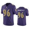 color rush limited broderick washington jr. ravens purple jersey