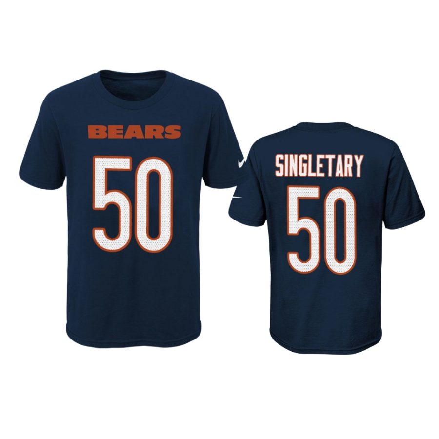 navy youth mike singletary t shirt