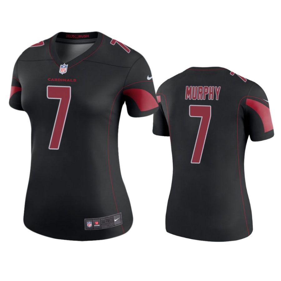 women byron murphy cardinals color rush legend black jersey