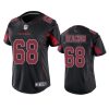 women cardinals kelvin beachum black color rush limited jersey