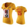 womens chiefs patrick mahomes gold graphic t shirt