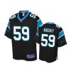 youth black luke kuechly pro line jersey